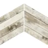 Chevron Latte blanc mix